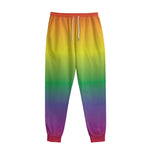 LGBT Pride Rainbow Gradient Print Sweatpants