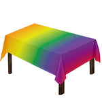 LGBT Pride Rainbow Gradient Print Tablecloth
