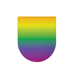 LGBT Pride Rainbow Gradient Print Toilet Lid Cover