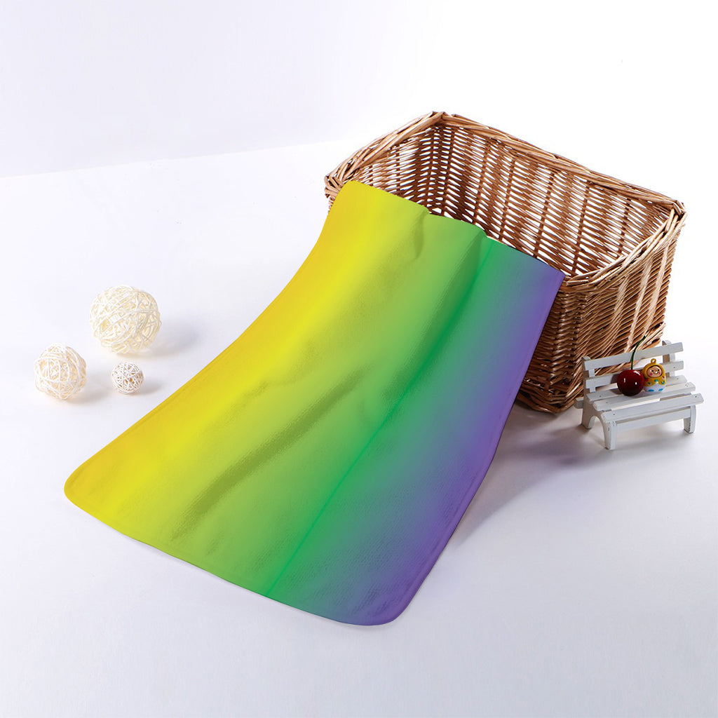 LGBT Pride Rainbow Gradient Print Towel