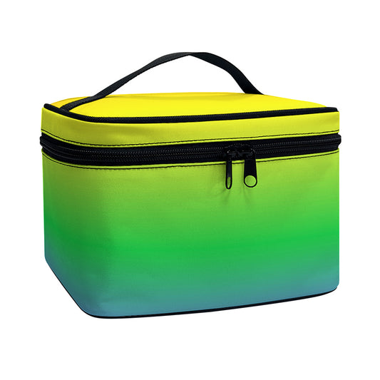 LGBT Pride Rainbow Gradient Print Travel Makeup Bag