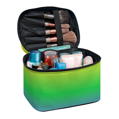 LGBT Pride Rainbow Gradient Print Travel Makeup Bag