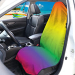 LGBT Pride Rainbow Gradient Print Waterproof Car Seat Cover