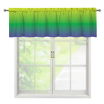 LGBT Pride Rainbow Gradient Print Window Valance
