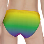 LGBT Pride Rainbow Gradient Print Women's Panties