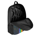 LGBT Pride Rainbow Hand Print 17 Inch Backpack