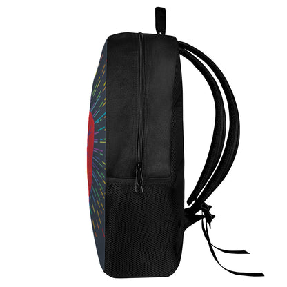 LGBT Pride Rainbow Hand Print 17 Inch Backpack