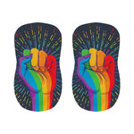 LGBT Pride Rainbow Hand Print Bar Stool Covers