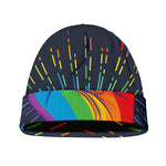 LGBT Pride Rainbow Hand Print Beanie
