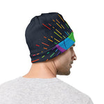 LGBT Pride Rainbow Hand Print Beanie