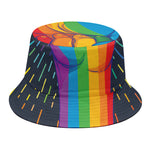LGBT Pride Rainbow Hand Print Bucket Hat