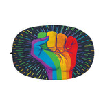 LGBT Pride Rainbow Hand Print Car Side Mirror Covers