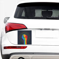 LGBT Pride Rainbow Hand Print Car Sticker