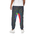LGBT Pride Rainbow Hand Print Cotton Pants