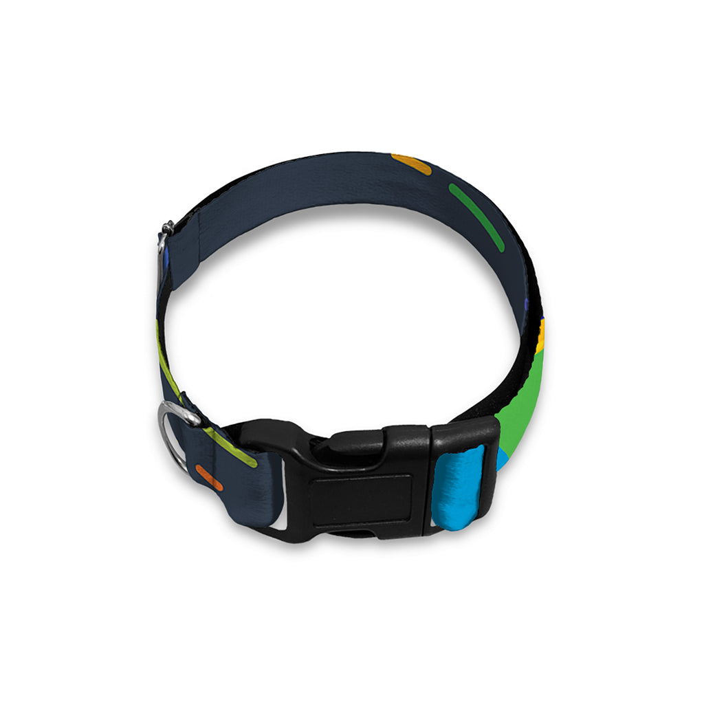 LGBT Pride Rainbow Hand Print Dog Collar