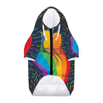 LGBT Pride Rainbow Hand Print Dog Zip Up Hoodie