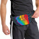LGBT Pride Rainbow Hand Print Fanny Pack