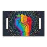 LGBT Pride Rainbow Hand Print Golf Cart Seat Cover