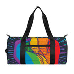 LGBT Pride Rainbow Hand Print Gym Bag
