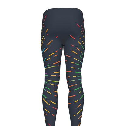 LGBT Pride Rainbow Hand Print Men's leggings