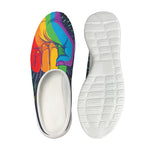 LGBT Pride Rainbow Hand Print Mesh Casual Shoes