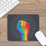 LGBT Pride Rainbow Hand Print Mouse Pad