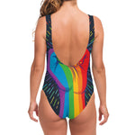 LGBT Pride Rainbow Hand Print One Piece Swimsuit
