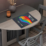 LGBT Pride Rainbow Hand Print Placemat