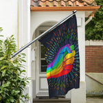 LGBT Pride Rainbow Hand Print Polyester Flag