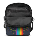 LGBT Pride Rainbow Hand Print Rectangular Crossbody Bag