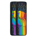 LGBT Pride Rainbow Hand Print Refrigerator Handle Covers