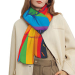 LGBT Pride Rainbow Hand Print Scarf