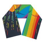 LGBT Pride Rainbow Hand Print Scarf
