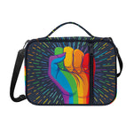 LGBT Pride Rainbow Hand Print Shoulder Strap Bible Bag