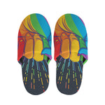 LGBT Pride Rainbow Hand Print Slippers