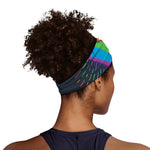 LGBT Pride Rainbow Hand Print Sports Headband