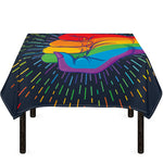LGBT Pride Rainbow Hand Print Tablecloth