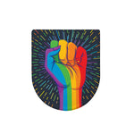 LGBT Pride Rainbow Hand Print Toilet Lid Cover