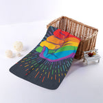 LGBT Pride Rainbow Hand Print Towel