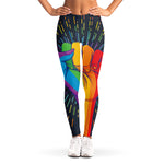LGBT Pride Rainbow Hand Print Women's Leggings