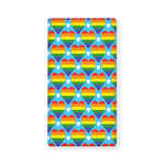 LGBT Pride Rainbow Heart Pattern Print Baby Crib Sheet