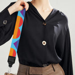 LGBT Pride Rainbow Heart Pattern Print Bag Strap