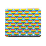 LGBT Pride Rainbow Heart Pattern Print Bifold Wallet