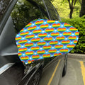 LGBT Pride Rainbow Heart Pattern Print Car Side Mirror Covers
