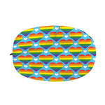 LGBT Pride Rainbow Heart Pattern Print Car Side Mirror Covers