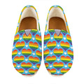 LGBT Pride Rainbow Heart Pattern Print Casual Shoes