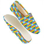 LGBT Pride Rainbow Heart Pattern Print Casual Shoes