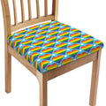 LGBT Pride Rainbow Heart Pattern Print Chair Cushion Cover
