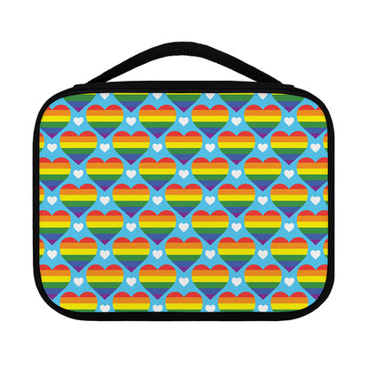 LGBT Pride Rainbow Heart Pattern Print Classic Bible Case