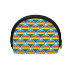 LGBT Pride Rainbow Heart Pattern Print Coin Purse